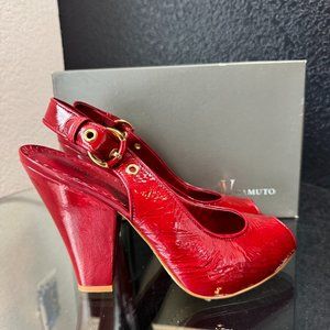 Red Vince Camuto Heels